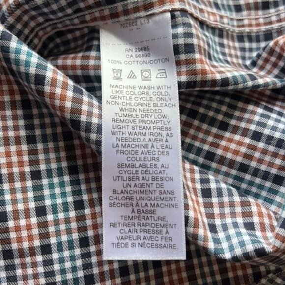 Pendleton Mens Long Sleeve Plaid Button Down Shirt Size S 100% Cotton Multi-Colo - Picture 4 of 11